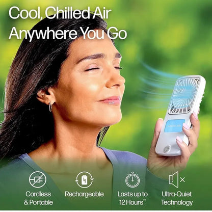 Portable Handheld Air Cooler with Hydro-Chill Technology and 3 Speeds